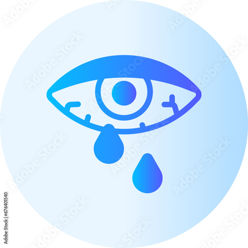 conjunctivitis gradient icon