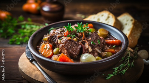 stew with vegetables