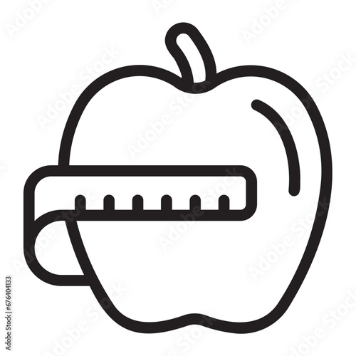 diet line icon