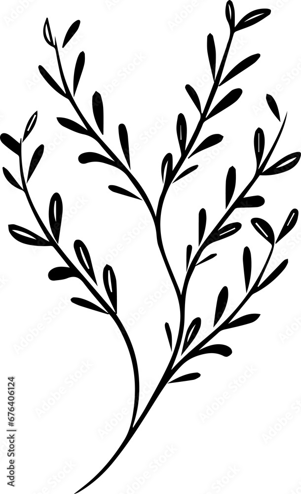 Naklejka premium Rosemary sprigs 