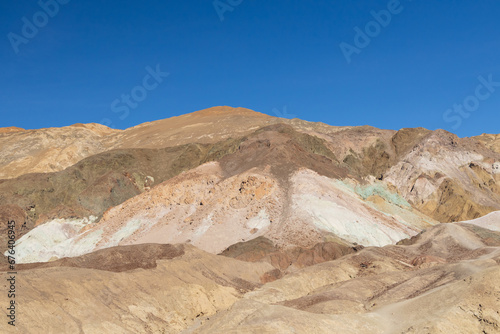 Colorful rock formations at Death Valley National Park  California  USA