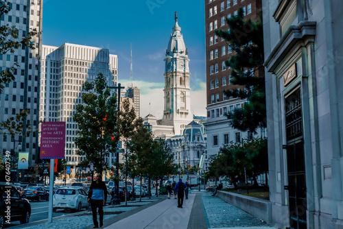 City hall in downtown Philadelphia photo