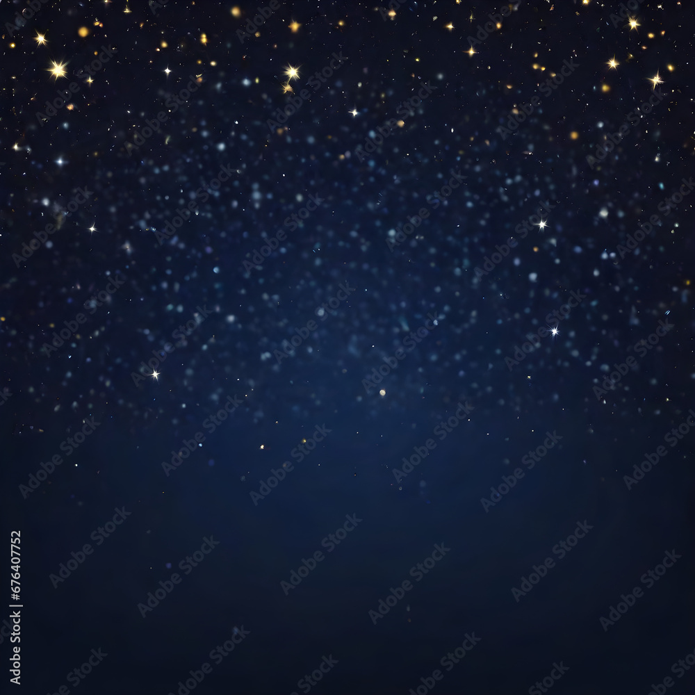 sky stars starry night dark blue background with starlight sparkles ...