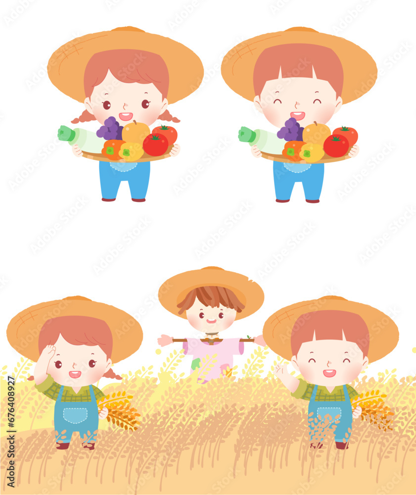 a young farmer in autumn a young farmer in autumn