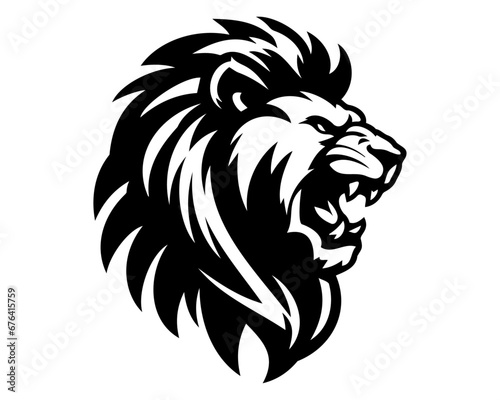 abstract; animal; defense; design; emblem; head; heraldic; king; lion; lion head; lion logo; logo; logotype; mascot; power; pride; silhouette; strenght; style; tattoo; wild; abstract; animal; defense;