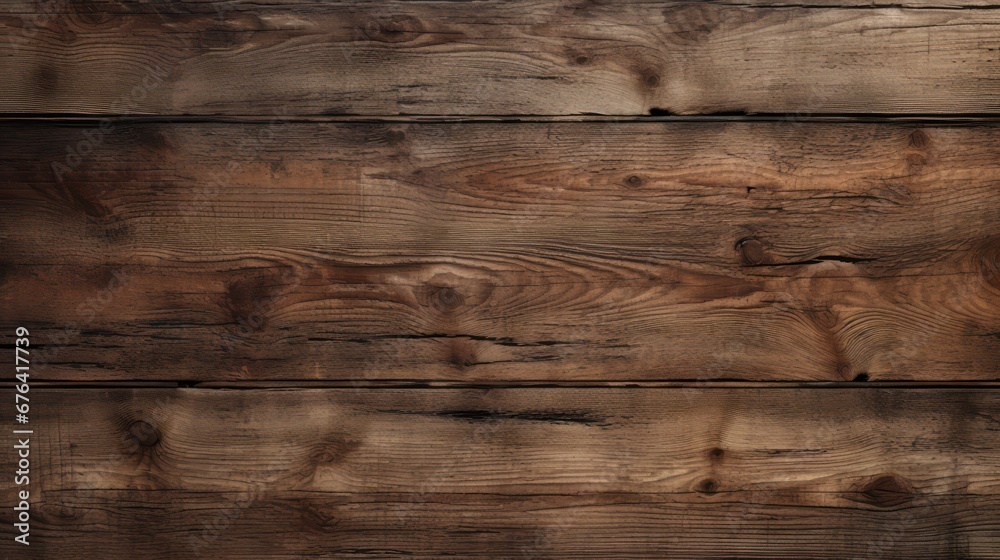 Naklejka premium Wood background, rough wooden board surface texture
