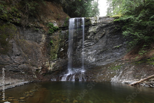 Fototapeta Naklejka Na Ścianę i Meble -  Ammonite Falls  Vancouver Island Canada