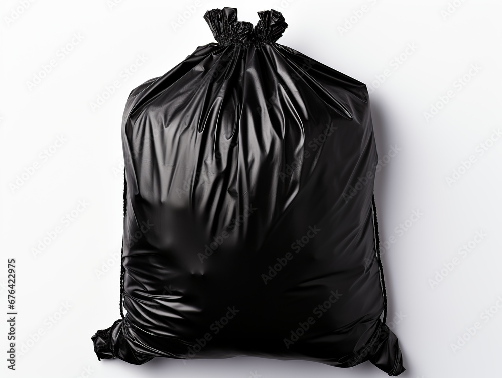 Waste bag on white background Waste bag on white background