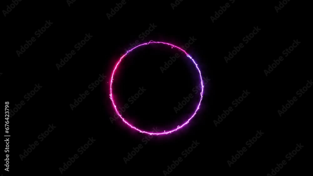saber neon light fire circle ring loop animation saber neon light fire circle ring loop animation