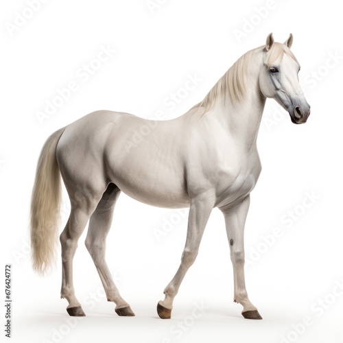 horse isolated on white background