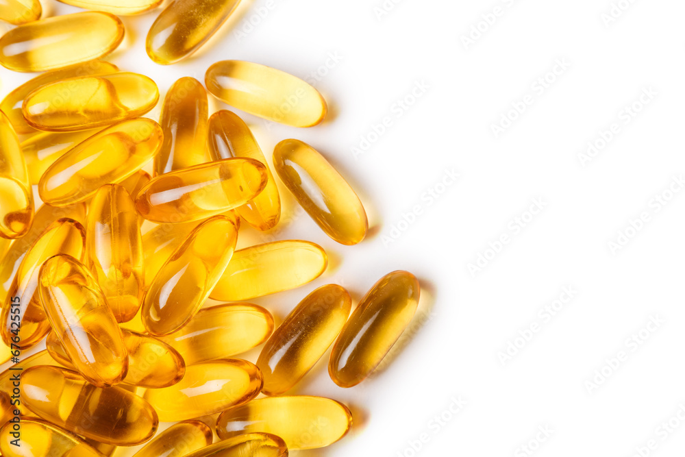 fish oil vitamin omega 3 on a white background fish oil vitamin omega 3 on a white background
