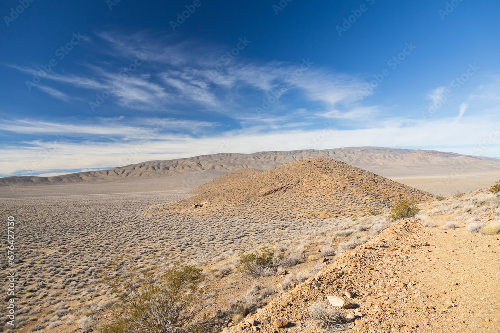 Ghost town and old abandoned miners buildings in, Death Valley National Park, California