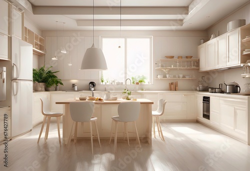 modern kitchen interior