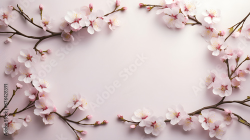 cherry blossom border © nanakorobi