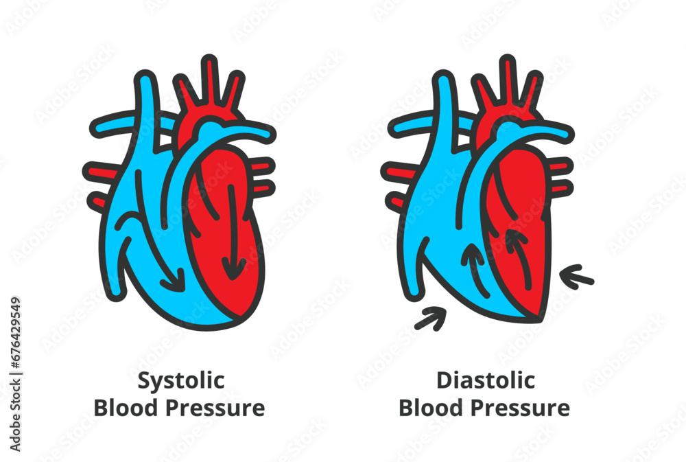 systolic-blood-pressure-and-diastolic-blood-pressure-icons-in-line