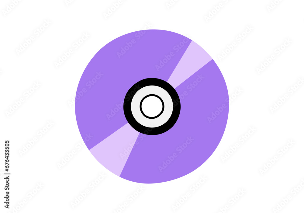 Hand drawn cute cartoon illustration of compact disc. Flat vector old audio data storage sticker in simple colored doodle style. Sound record device icon or print. Optical disc. Isolated. Hand drawn cute cartoon illustration of compact disc. Flat vector old audio data storage sticker in simple colored doodle style. Sound record device icon or print. Optical disc. Isolated.