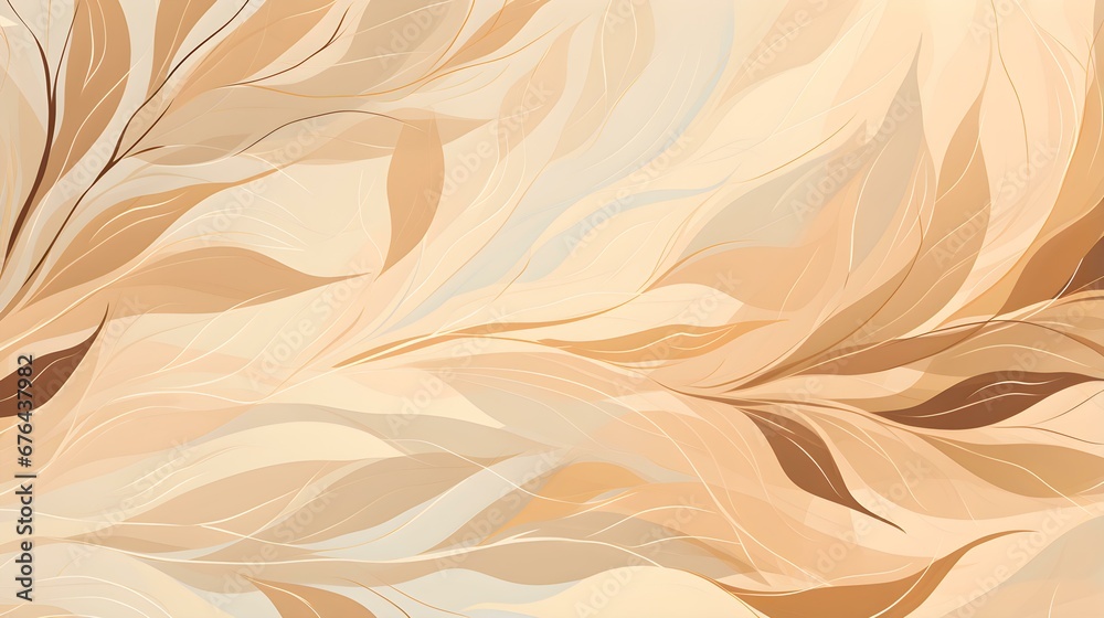Abstract Background of Nature Pattern in beige Colors. Minimal Wallpaper