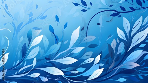 Abstract Background of Nature Pattern in blue Colors. Minimal Wallpaper