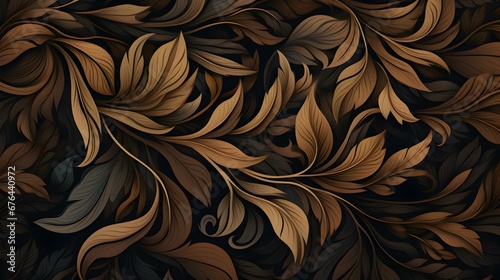 Abstract Background of Nature Pattern in dark brown Colors. Minimal Wallpaper