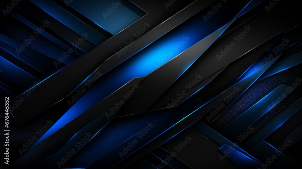Black and blue abstract background for games. Technological background Black and blue abstract background for games. Technological background