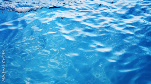 blue water surface background: aqua studio shot texture