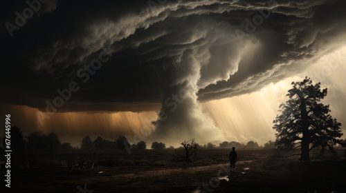 tornado storm ai generated