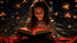 Magical Book with Stars