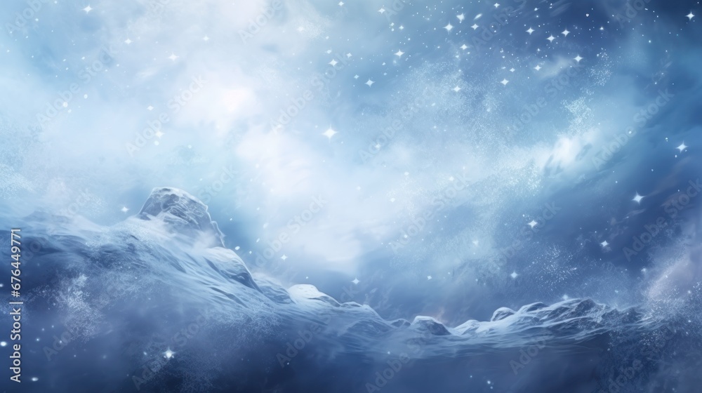 Winter Wallpaper, background breathtaking views and falling snowflakes