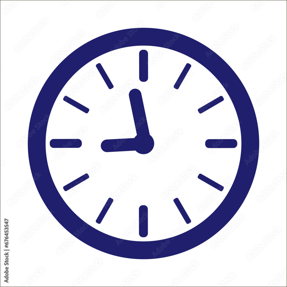 Alarm clock icon, vector on white. Alarm clock icon, vector on white.