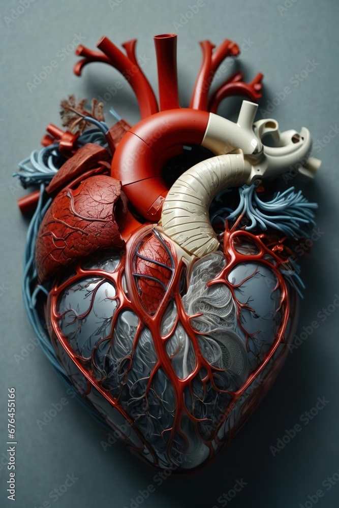 Naklejka premium heart in the form of heart