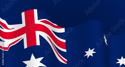 Australia day, Australia flag illustration on vector file