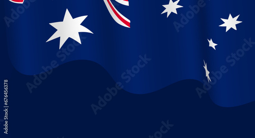 Australia day, Australia flag illustration on vector file