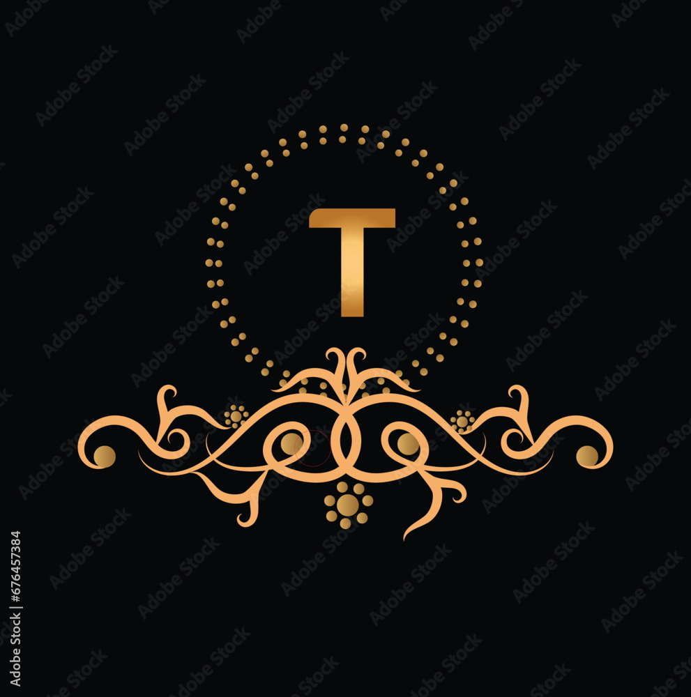 creative golden latter logo design creative golden latter logo design