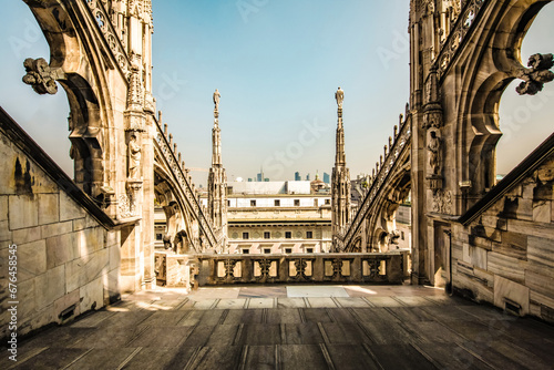Roof of Milan Cathedral Duomo di Milano
