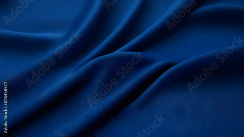 Abstract royal blue fabric texture background