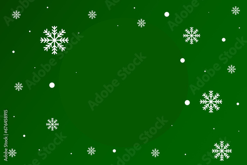 background Christmas theme, white snowflake and white dot, xmas card, poster, wrapping paper gift box