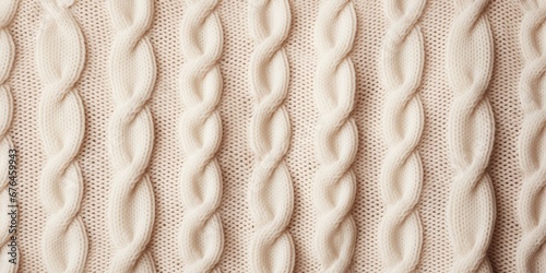 Closeup Cream Winter Cable ...