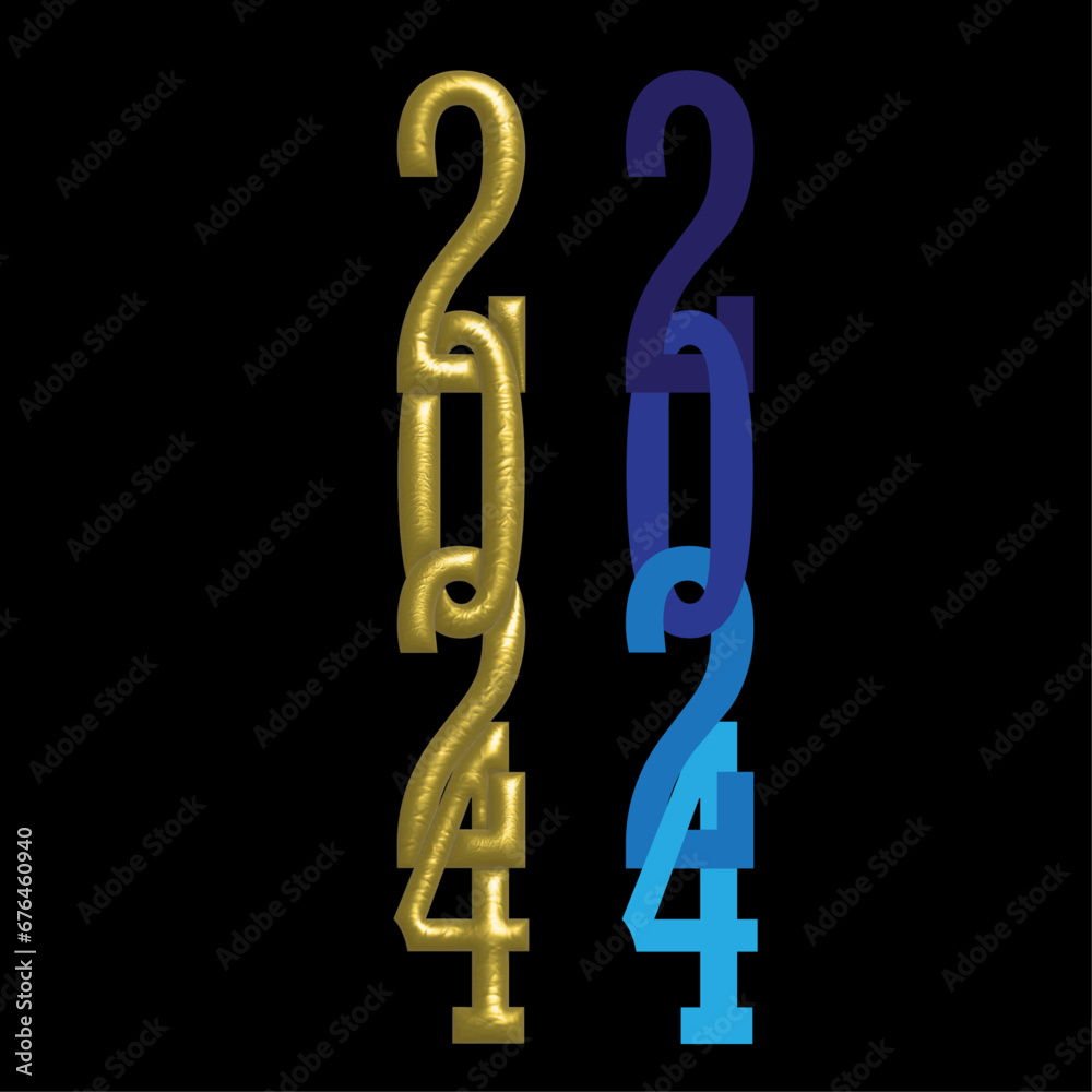 Obraz premium 2024 vectors & illustrations