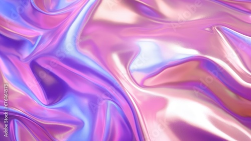 Blur holographic neon color foil background Abstract holographic neon background