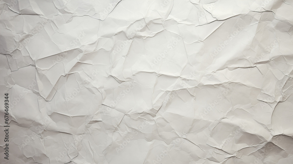 Fototapeta premium white, crumpled paper background