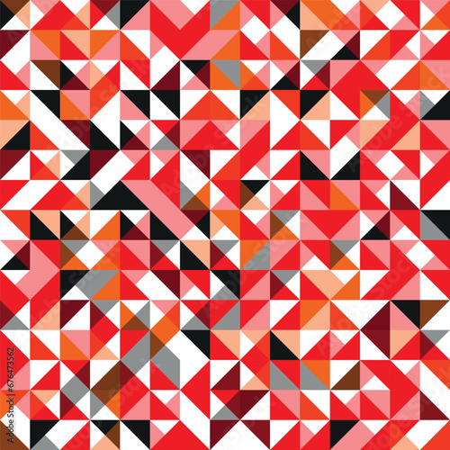 Geometric seamless pattern with triangles. Abstract background. Simple modern design. 