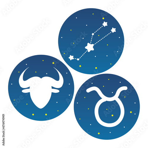 Set of star constellations and zodiac signs Vector