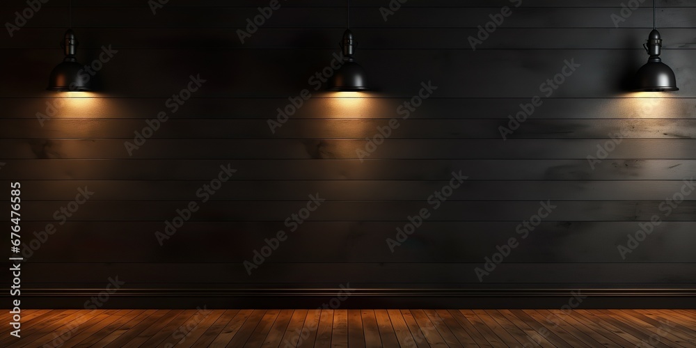 Minimalist grey shadow backdrop with soft light for product presentation