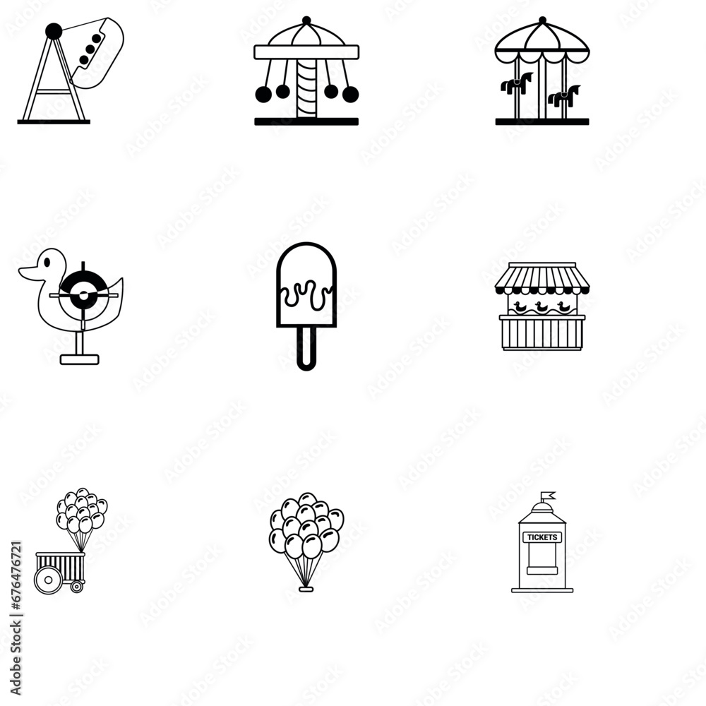 Isolated pirate ship amusement park icon Vector Isolated pirate ship amusement park icon Vector