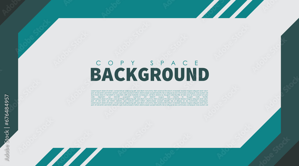 Fototapeta premium Vector Geometric Background Copy Space Template