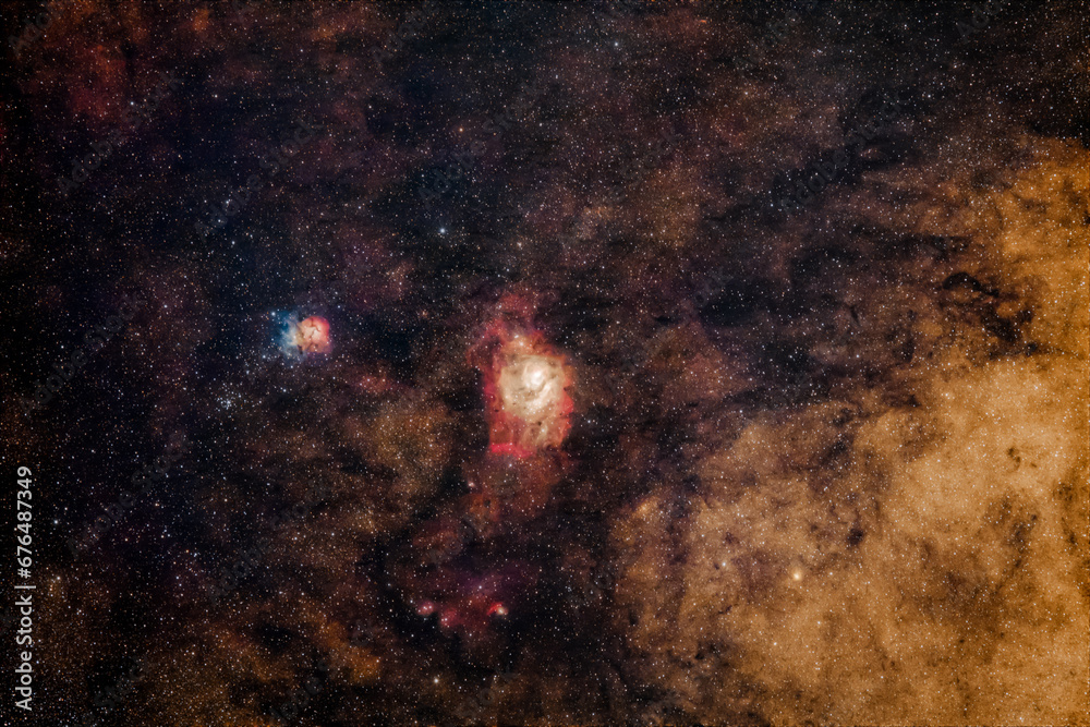 The Lagoon Nebula(M8) - obrazy, fototapety, plakaty 
