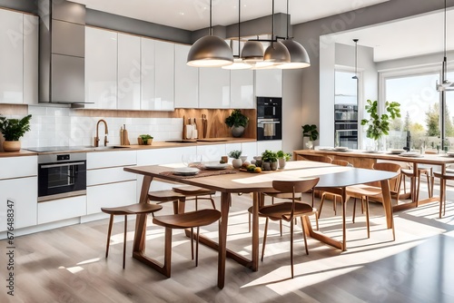 modern kitchen interior