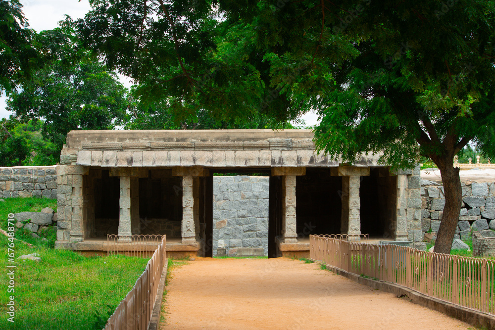 One of the entrance complex in the Gingee Fort, Villupuram district, Tamil Nadu, India