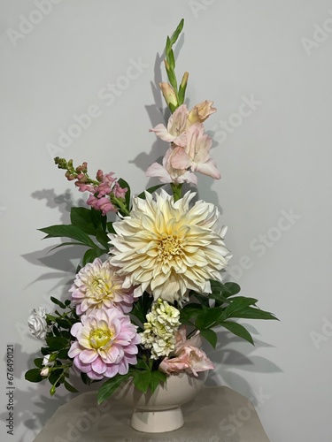 bouquet of dahlias