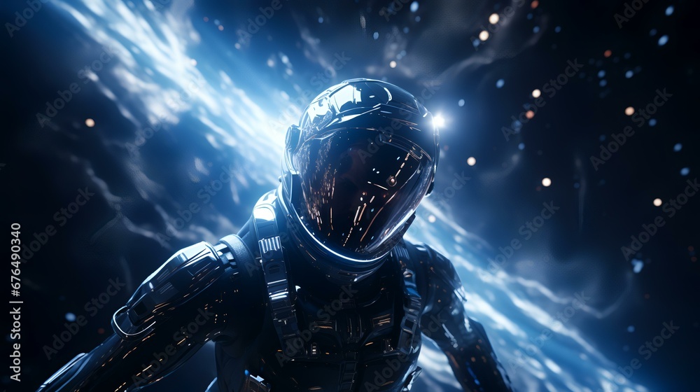 Glowing new technology in deep space Glowing new technology in deep space